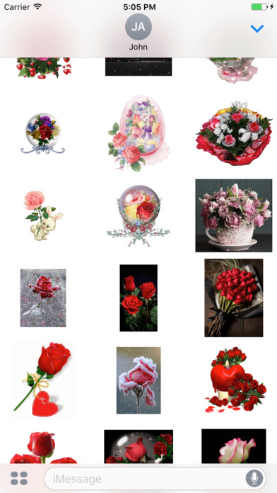 Animated Cute Flower & Rose GIF Stickers screenshot 4