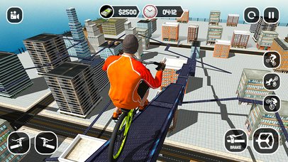 Rooftop bicycle simulator 2019 screenshot 4