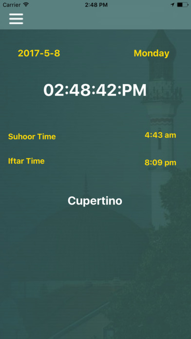 Ramadan Time Table screenshot 2