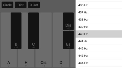 Piano Keyboards with Pythagorean Tuning. screenshot 3