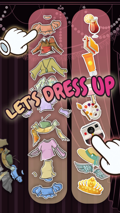 Little Princess Chibi Cartoon Dress up screenshot 2
