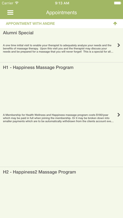 HWH Mobile Massage screenshot 3