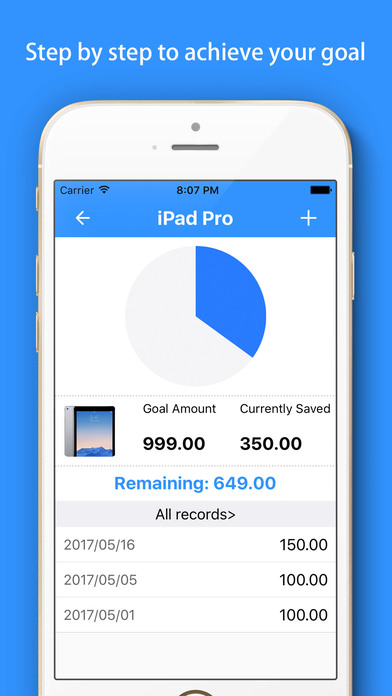 Savings Goals Tracker 2 - Money Box, Daily Saving screenshot 2