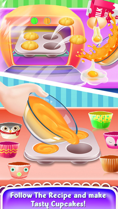 Cupcake Game: Cupcake Maker Cooking Games for Kids screenshot 4