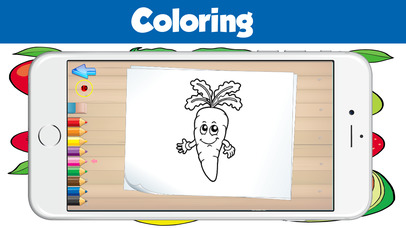 Kids Fruit Vegetable Name Practice Spelling Words screenshot 4