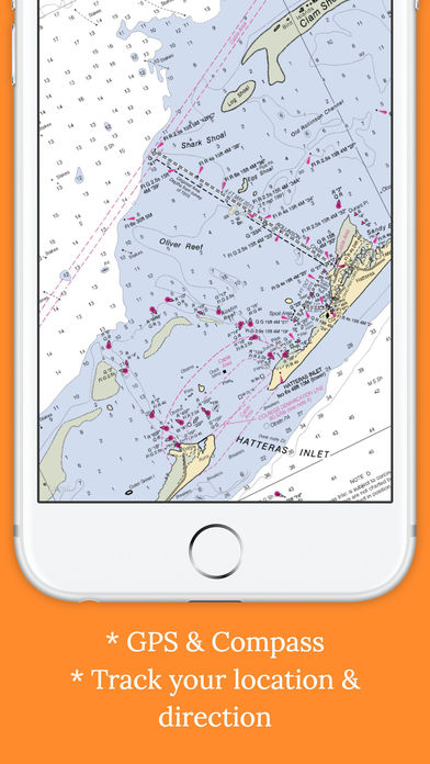 Marine : Carolinas offline GPS nautical charts screenshot 4