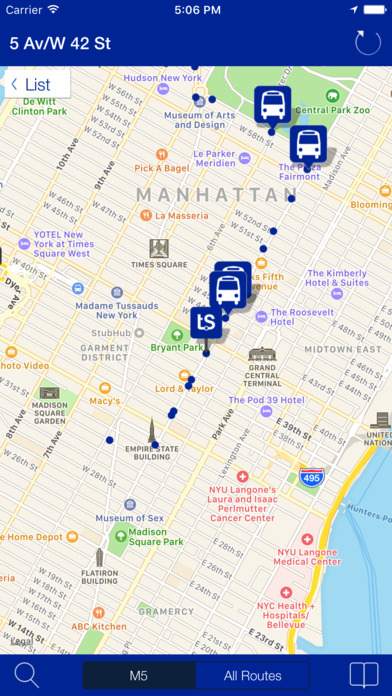 Transit Stop: NYC Bus Tracker screenshot 2