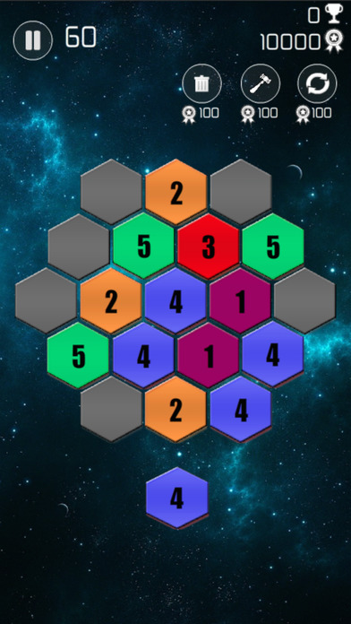 Merge Hexa Blocks & Make 7 screenshot 4
