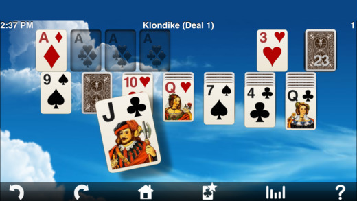 msn free online klondike solitaire turn 3