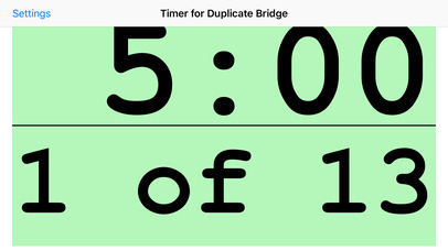 Timer for Duplicate Bridge screenshot 3