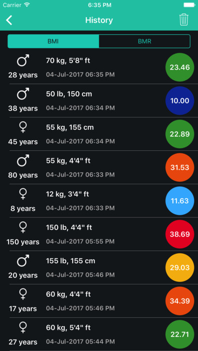 BMI Calculator PRO - Weight Loss & BMR Calculator screenshot 4