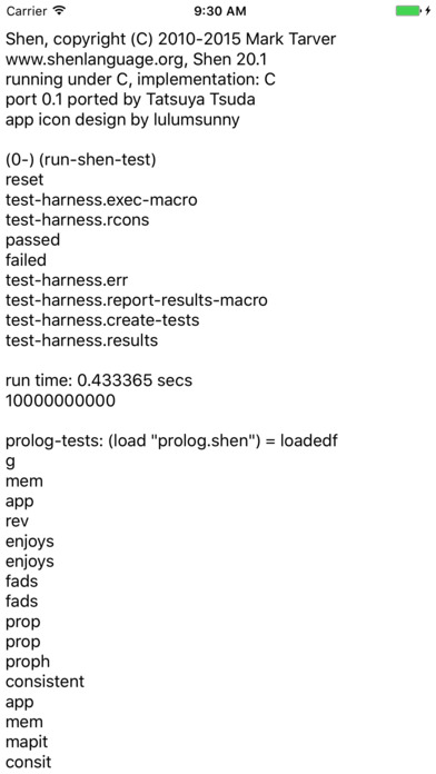 Shen Programming Language screenshot 2