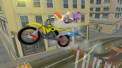 Superhero Motorcycle & Bicycle Stunt Race screenshot 4
