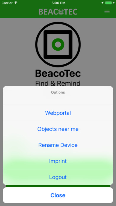 Find & Remind BeacoApp screenshot 3