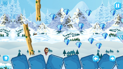 多拉拉女孩跳障碍雪域冒险 screenshot 2