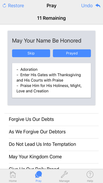 Pray Through - Prayer List App screenshot 2