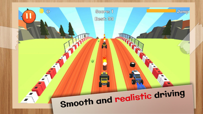 Boom Road 3d speed racing trucks screenshot 4