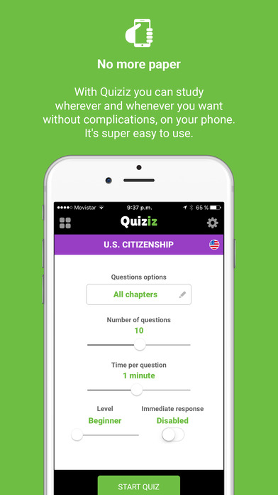 Quiziz U.S. Citizenship screenshot 2