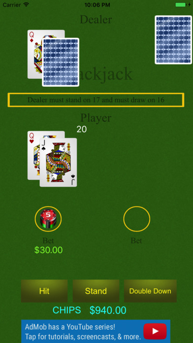 Blackjack Go screenshot 2