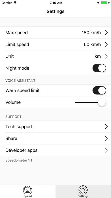 Digital Speedometer App screenshot 2