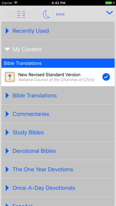 Holy Bible NRSV screenshot 3