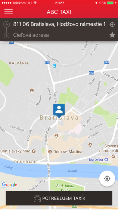 ABC Taxi 16100 Bratislava screenshot 2