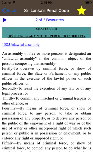Sri Lanka's Penal Code screenshot 4