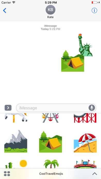 Cool Travel Emojis screenshot 4