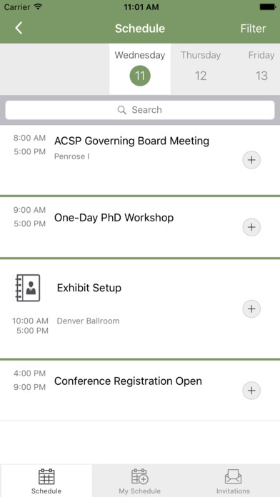 ACSP Conference screenshot 3