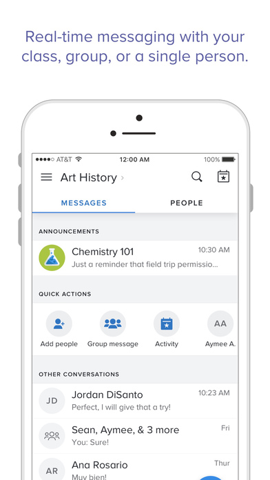 Remind101 screenshot 1