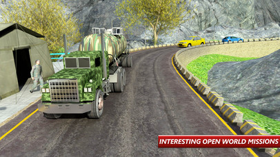 Army Oil Tanker Driving Simulator Games screenshot 3