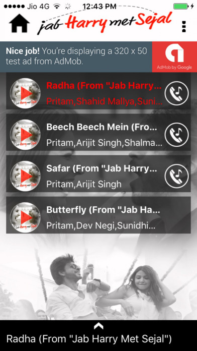 Jab Harry Met Sejal Movie Songs screenshot 3