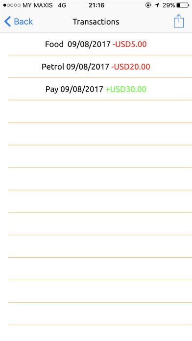 QcK Budget: Simple Money Manager screenshot 2