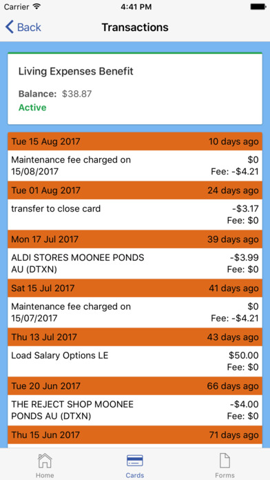Salary Options screenshot 3