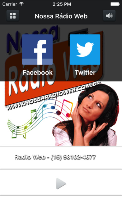 Nossa Rádio Web screenshot 2