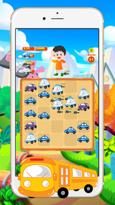 Cars Trains & Trucks Puzzles Match screenshot 3