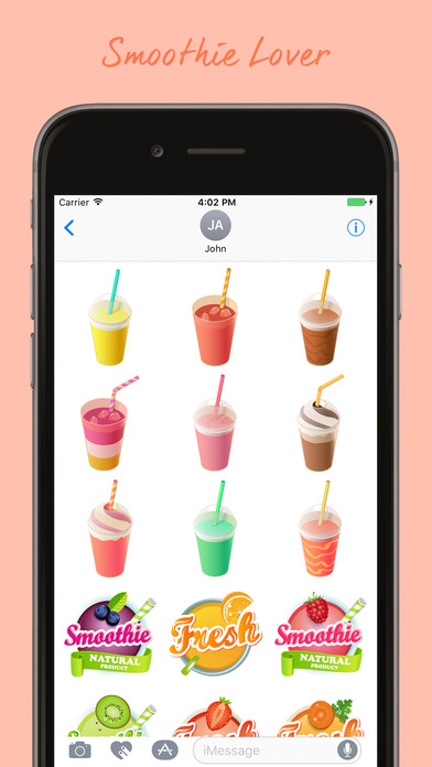 Smoothies Stickers Pack screenshot 2