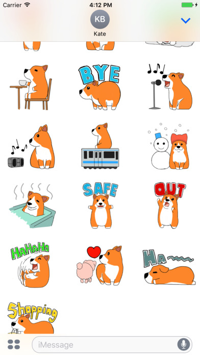 Dog Corgi Stickers screenshot 4