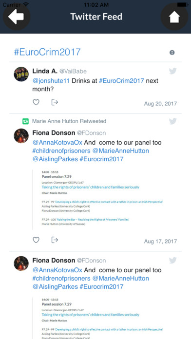 EuroCrim 2017 Conference App screenshot 3