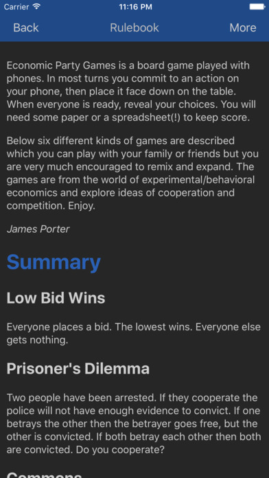 Economic Party Games Player Ed screenshot 4