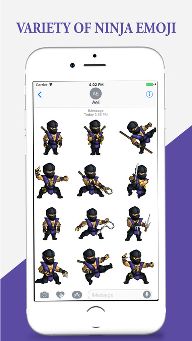 Ninja Dashing Stickers Pack screenshot 4