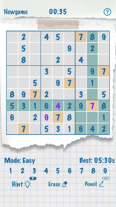 Sudoku : World Champion Brain Challenge screenshot 2