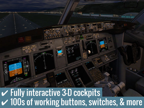 Screenshots of X-Plane 10 Flight Simulator for iPad