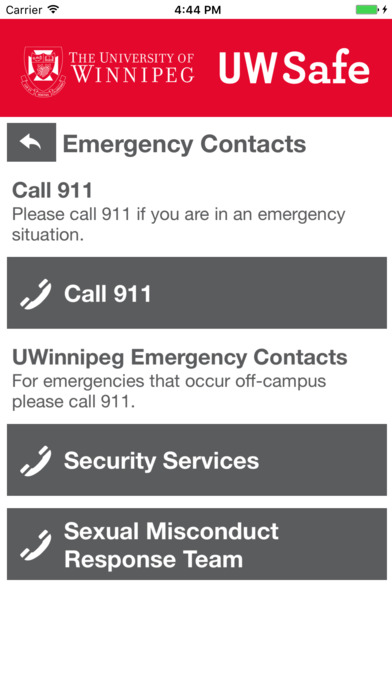 UW Safe screenshot 2