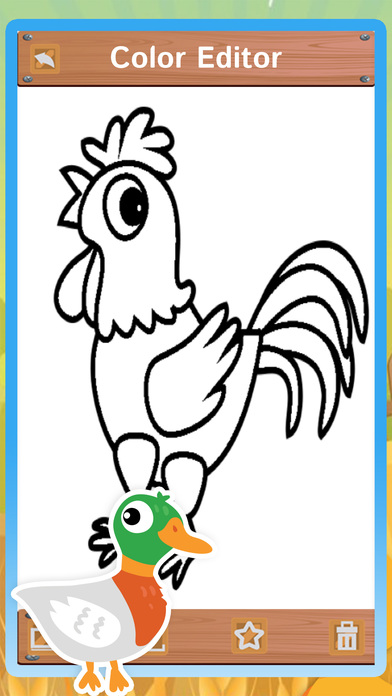 Cute Farm with Animals Coloring Pages screenshot 3