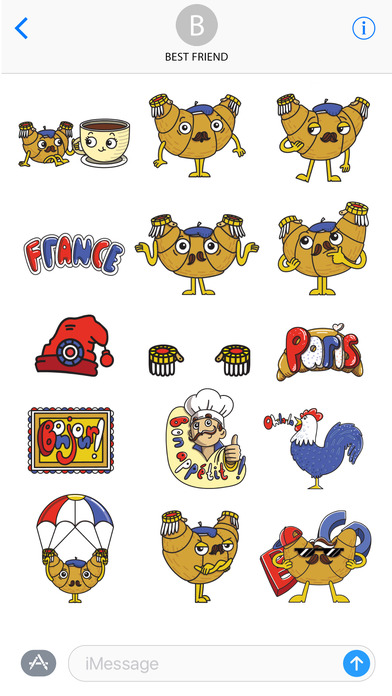 National French Stickers screenshot 3
