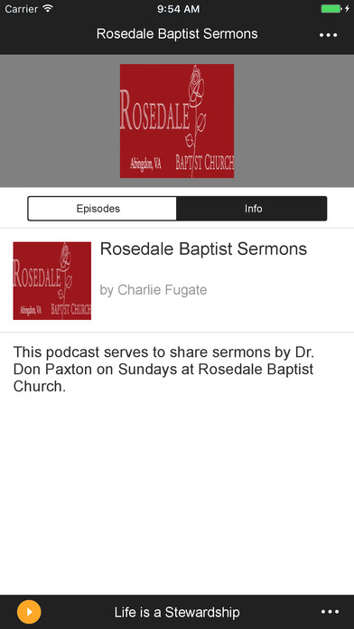 Rosedale Baptist Sermons screenshot 2