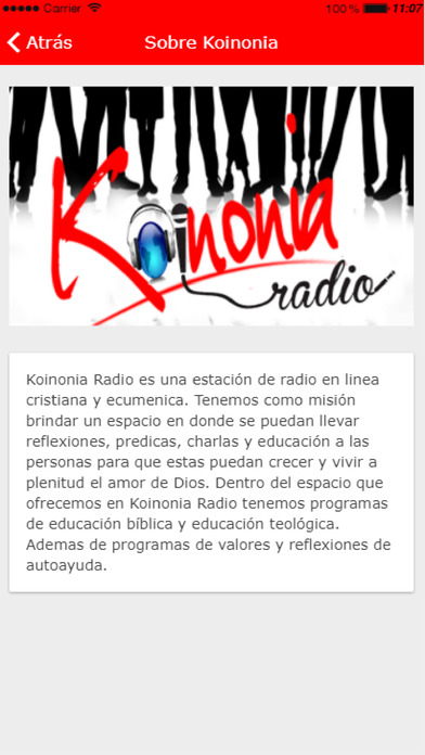 Koinonia Radio screenshot 3