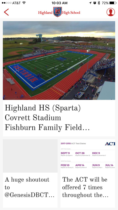 Highland High School screenshot 2