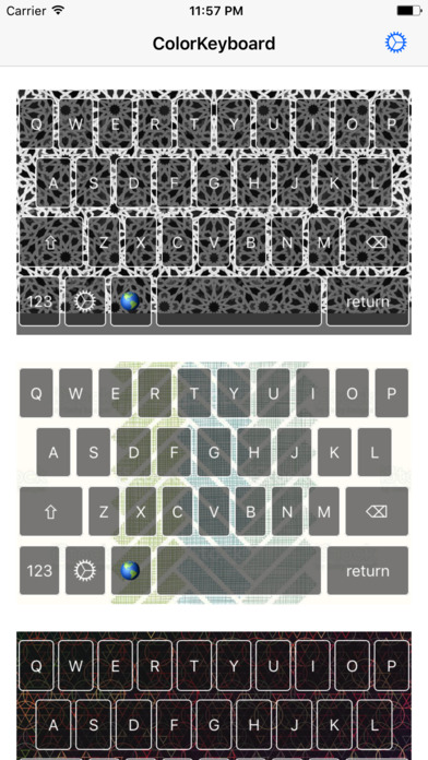 My Color keyboard themes screenshot 2